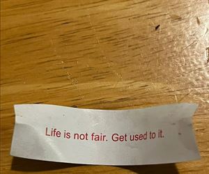 Het leven is niet eerlijk