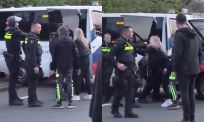Politie grijpt hard in bij protest tegen AZC in Den Bosch