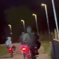Fatbike tuig knikkert fietser omver