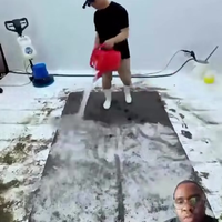 Dat kleedje is niet echt vies 