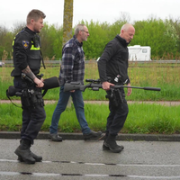Heldhaftige koe omgelegd door politie