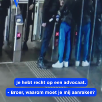 Van metro naar het politiebusje