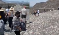 Vakantievideo op Teotihuacán slaat ineens om: nietsvermoedend filmen eindigt in paniek