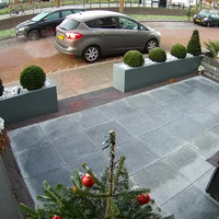 Gladde voortuin