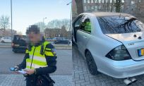 Man probeert inbeslagname van Mercedes te blokkeren en maakt het zichzelf vooral lastig