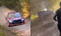 Jos Verstappen crasht tijdens rally in België R
