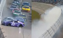 Gigantische crash op Talladega: meer dan 25 auto’s betrokken bij NASCAR-chaos - Deel 1