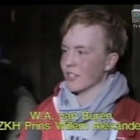 Van Buren na zijn Elfstedentocht