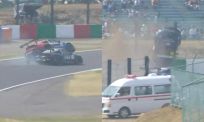 Heftige crash bij Porsche Cup voorafgaand aan F1 Japan - Deel 1