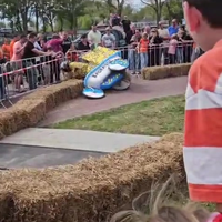 Badraddie bij de zeepkistrally