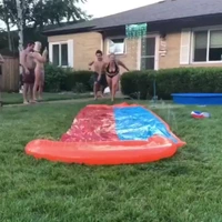 Surfen in de tuin