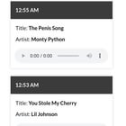 Local oldies station plays weird songs at night
