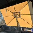 Noticed a suspicious shadow on my umbrella today…