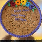 My coworker’s last day was also today, I brought her this cookie cake.