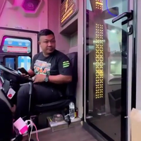 De slaapbus in Jakarta