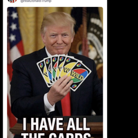 Donald heeft alle kaarten
