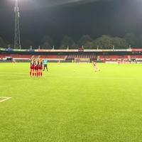 Vrij trap op de lat