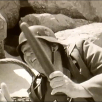 Wolfgang en Günther op het strand 