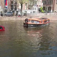 Auto te water Amsterdam
