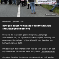 Staan ze wéér de snelweg te blokkeren