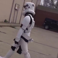 Stormtrooper aangehouden vanwege z'n Blaster 