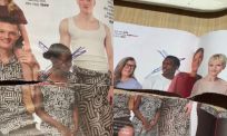 Iemand in Delft had héél veel moeite met donkere mensen in Hema-folders
