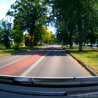 Stomme eikol op fiets