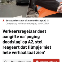 Verkeersregelaar gaat aangifte doen