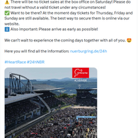 Nurburgring helemaal uitverkocht