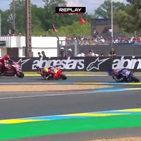 Marquez crasht hard