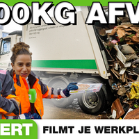 Grofvuil en afval ophalen met Stadsbeheer Rotterdam in Dumpert Filmt Je Werkplek