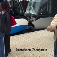 Botsing tram Amstelveen..