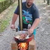 BBQ op de fiets