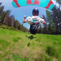 Parachutespringer met hoogtevrees
