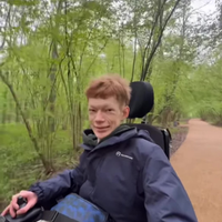 Racing in het bos 