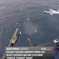 Kustwacht schiet op drugsbootje