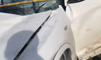 TikTokers slopen massaal auto’s met bizarre Bar Mitzva-rotonde trend