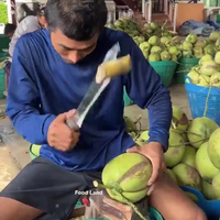 Kokoswater verpakken in Thailand