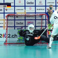 Pingel bij floorball