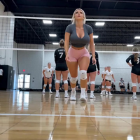 Meisje kan niet volleyballen