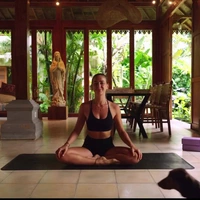 Tijd voor yoga..