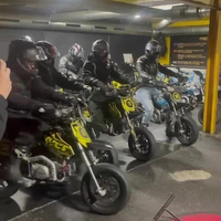 Eerst keer pitbiken 
