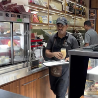 Uw icecoffee mevrouw