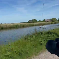 Waterskiën zonder boot