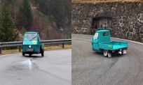 Mini driftmonster laat grote auto’s jaloers achter