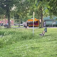 Straat racen... niet doen in je korte broek!