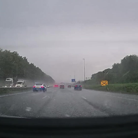 Kleine overspanning op de bovenleiding