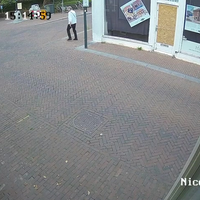 Scooterrijder op zijn plaat