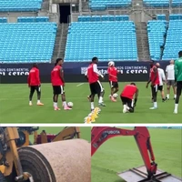 Senegal test even het veld in de V.S