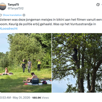 Creepshotter in boom aangepakt